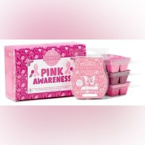 Pink Awareness Scentsy (4-Bar) Wax Bundle | Breast Cancer Awareness (NIB)